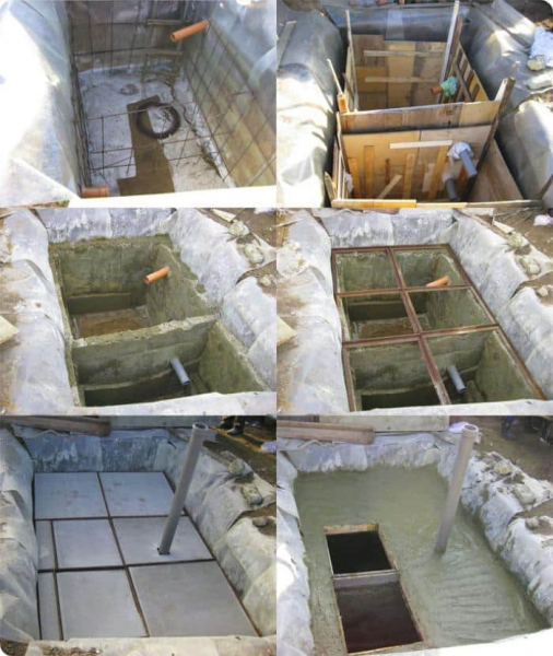 Септик без откачки своими руками