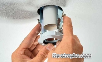 Ванная комната &ndash; потолок из ЦСП