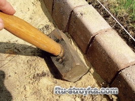 Изготовление садовой дорожки из коры. Изготовление садовой дорожки из коры.