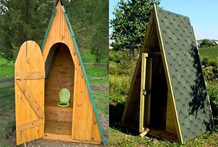 Чертежи дачного туалета типа шалаш: типовые схемы и обзор строительных нюансов Чертежи дачного туалета типа шалаш: типовые схемы и обзор строительных нюансов