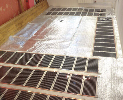 Инфракрасный карбоновый теплый пол: принцип действия и правила укладки