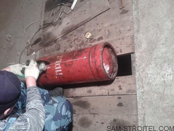 Мангал из газового баллона своими руками Мангал из газового баллона своими руками