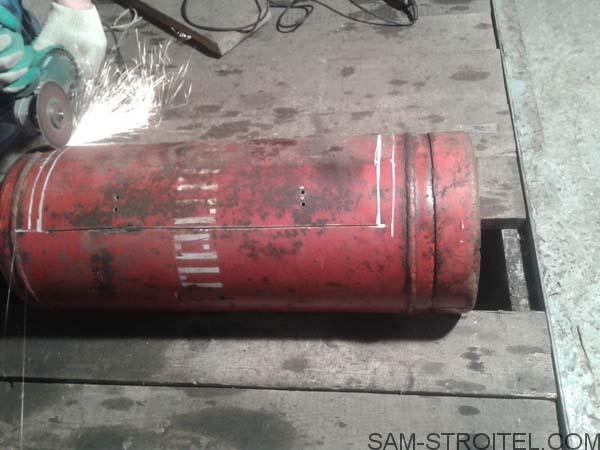 Мангал из газового баллона своими руками Мангал из газового баллона своими руками