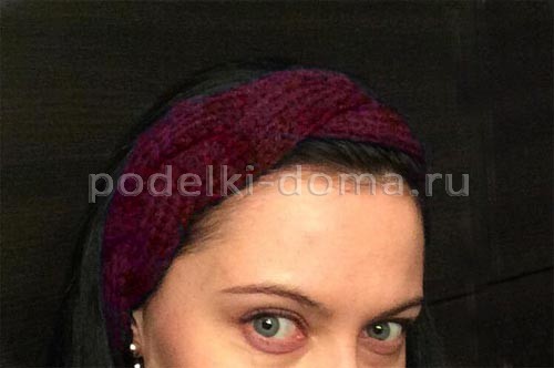 Повязки на голову (вяжем спицами) &mdash; 5 МК