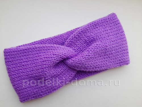 Повязки на голову (вяжем спицами) &mdash; 5 МК