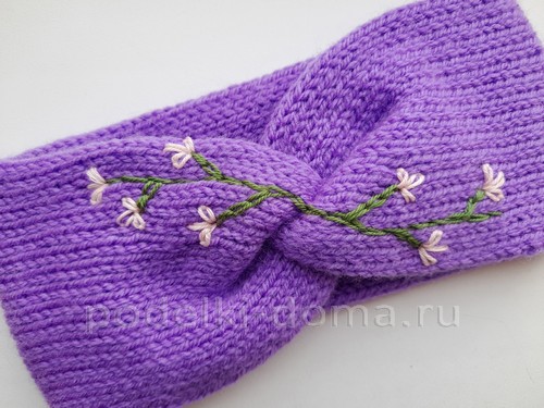 Повязки на голову (вяжем спицами) &mdash; 5 МК