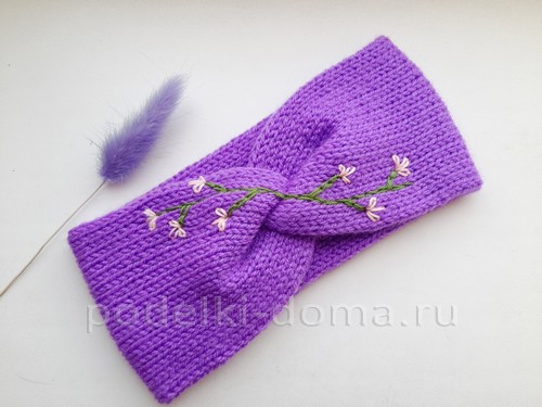 Повязки на голову (вяжем спицами) &mdash; 5 МК