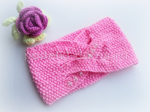 Повязки на голову (вяжем спицами) &mdash; 5 МК