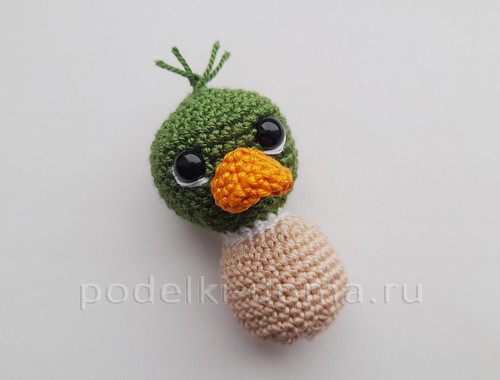 Милый вязаный утёнок Милый вязаный утёнок