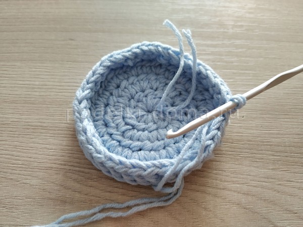 Как связать корзиночку для пасхального яйца Как связать корзиночку для пасхального яйца