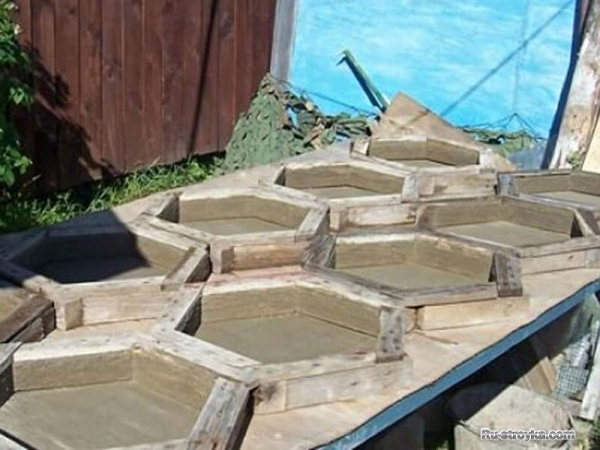 Форма для тротуарной плитки своими руками