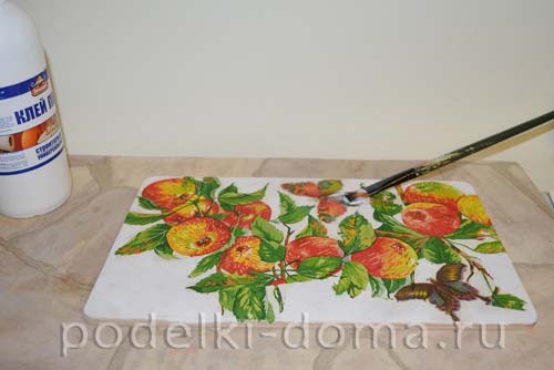 Как легко расписать разделочную доску (лайфхак)