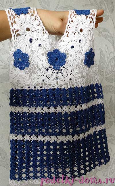 Кофточка для малышки, вязаная крючком