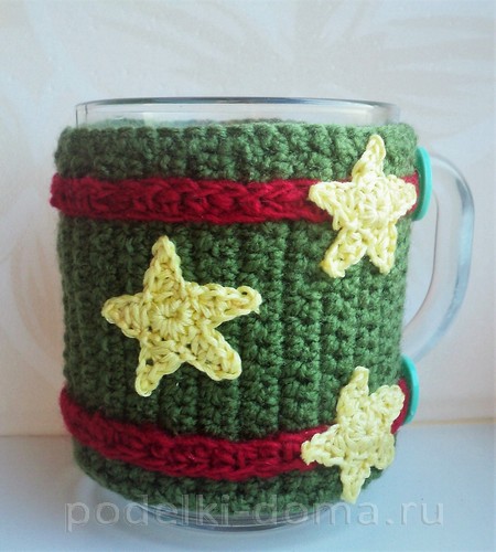 Грелка на кружку &laquo;свитерок&raquo;