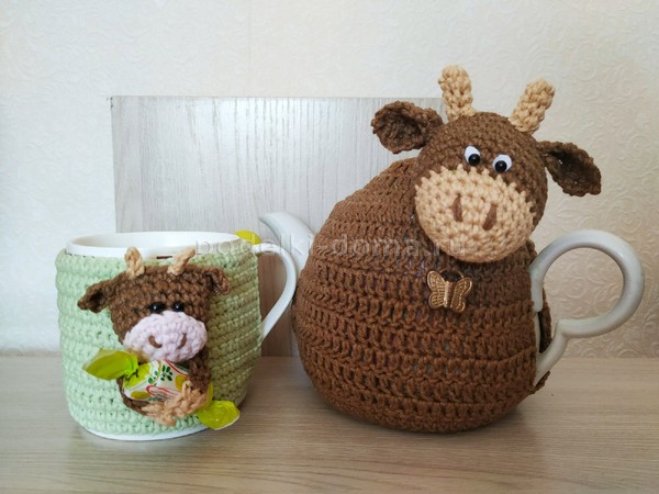 Грелка на кружку &laquo;свитерок&raquo;