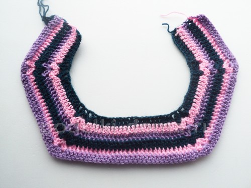 Кофточка для малышки, вязаная крючком