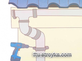 Как отремонтировать водосток Как отремонтировать водосток