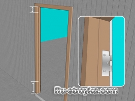 Установка дверных петель. Установка дверных петель.