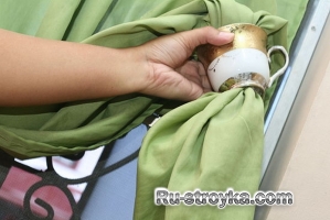 Держатели для штор своими руками