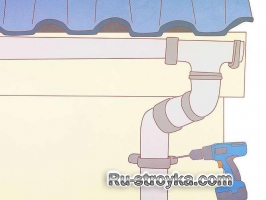 Как отремонтировать водосток Как отремонтировать водосток