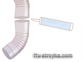 Как отремонтировать водосток Как отремонтировать водосток