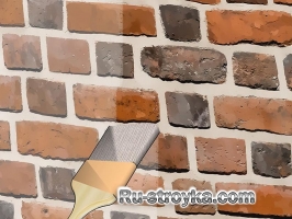 Как очистить кирпич от штукатурки.