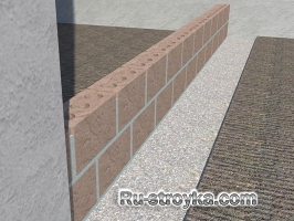 Кладка перегородок из кирпича