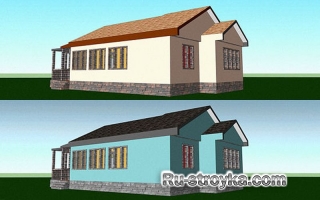 Правильный выбор цвета кровли к дому.