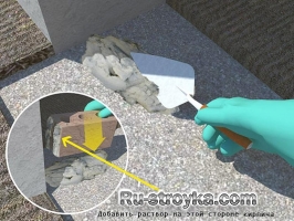 Кладка перегородок из кирпича