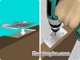Установка дверных петель. Установка дверных петель.