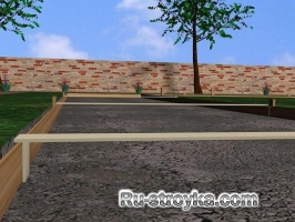 Как сделать бетонную дорогу изогнутого вида.