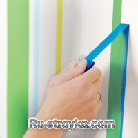 Как нарисовать полосатую стену.