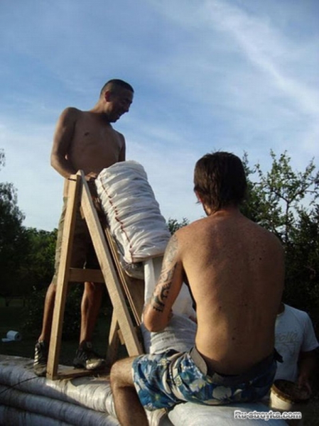 Строительство летнего домика без особых усилий и затрат. Фотографии.