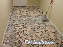 Удаление керамической плитки. Удаление керамической плитки.