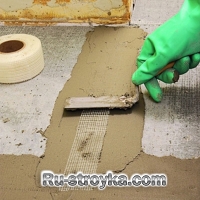 Монтаж плиты ЦСП под керамическую плитку. Монтаж плиты ЦСП под керамическую плитку.
