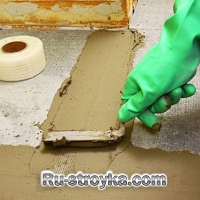 Монтаж плиты ЦСП под керамическую плитку. Монтаж плиты ЦСП под керамическую плитку.