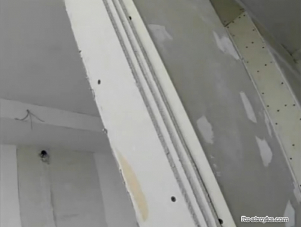 Изготовление перегородок из гипсокартона с оригинальными торцами