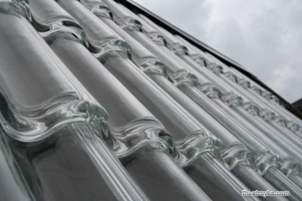 Стеклянная и солнечная черепица.