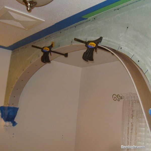 Изготовление арки из гипсокартона. Изготовление арки из гипсокартона.