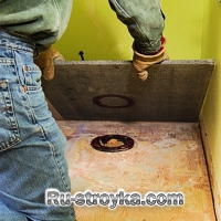 Монтаж плиты ЦСП под керамическую плитку. Монтаж плиты ЦСП под керамическую плитку.