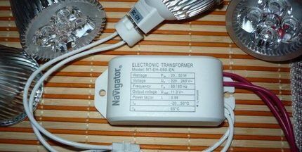 Трансформатор для галогенных ламп: зачем нужен, принцип действия и правила подключения Трансформатор для галогенных ламп: зачем нужен, принцип действия и правила подключения