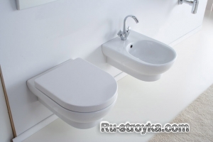 Подвесные унитазы и биде. Подвесные унитазы и биде.