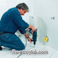 Установка унитаза. Установка унитаза.