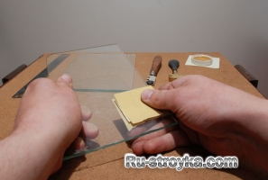 Как отрезать стекло. Как отрезать стекло.