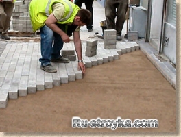 Строительство тротуарных дорожек. Строительство тротуарных дорожек.