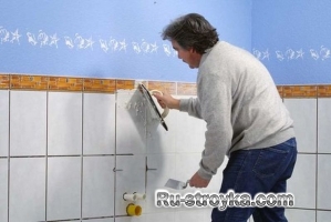 Монтаж керамической плитки поверх старой. Монтаж керамической плитки поверх старой.