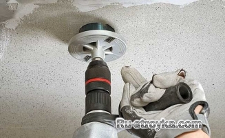 Ванная комната &ndash; потолок из ЦСП