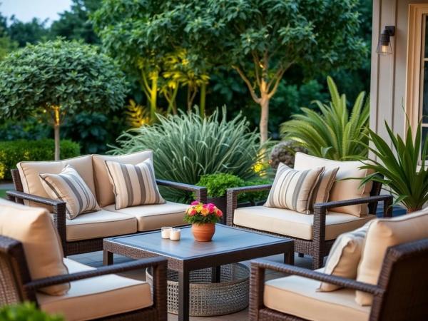 Уютная терраса: выбираем стильную и комфортную мягкую мебель