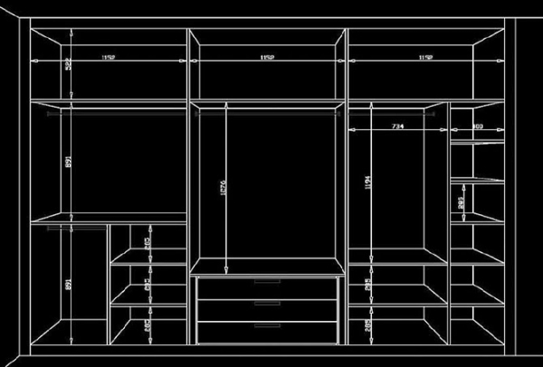 Удобная гардеробная из гипсокартона &ndash; пошаговый план создания с чертежами и рекомендациями