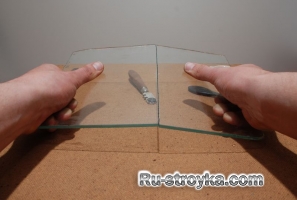 Как отрезать стекло. Как отрезать стекло.